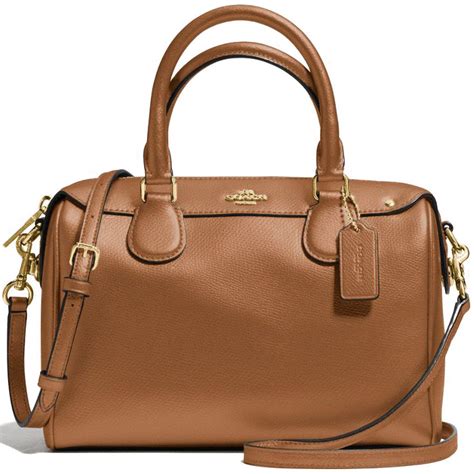 coach mini bennett satchel size.